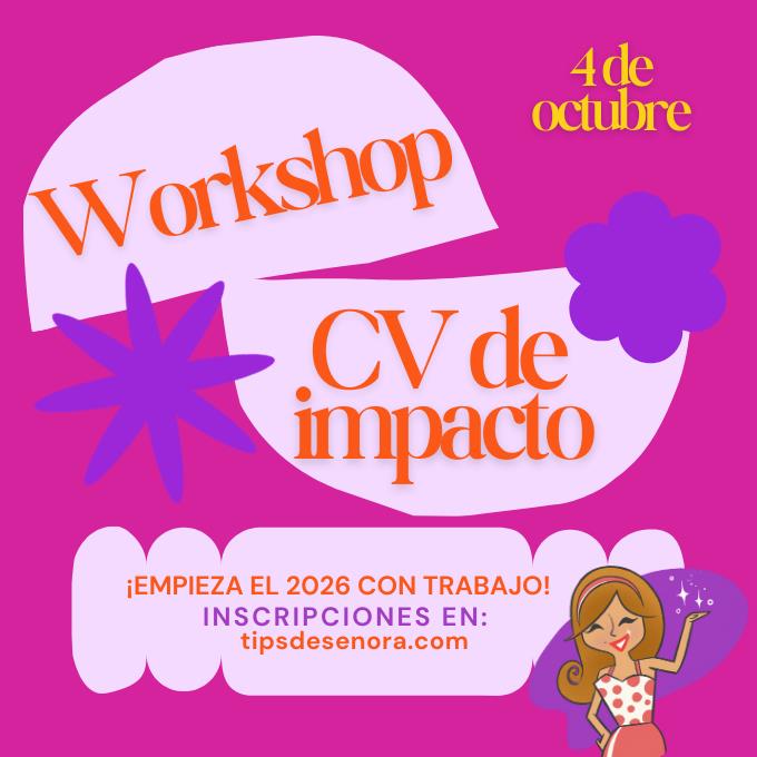 CV WORKSHOP EN VIVO OCTUBRE